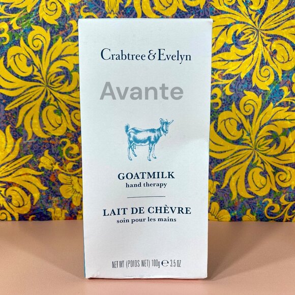Crabtree & Evelyn GOATMILK Hand Therapy Lotion Moisturizer 3.5 oz - Picture 1 of 4